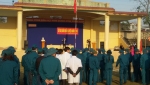 THPT Thái Hòa tham gia lễ ra quân huấn luyện thị xã Thái Hòa năm 2016