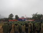 Trường THPT Thái Hòa tham gia Lễ ra quân huấn luyện năm 2014